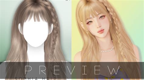 [JINO] HAIR N14 AURORA | JINO | ทรงผมผู้หญิง, ผม, ซิมส์ 4