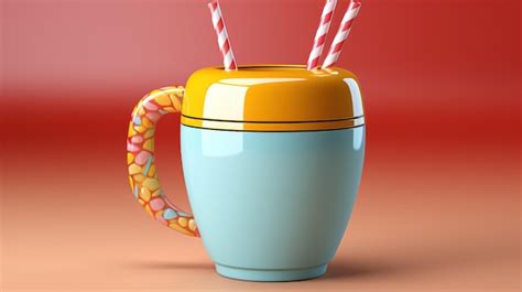 premium ai image cup hd wallpaper photographic image