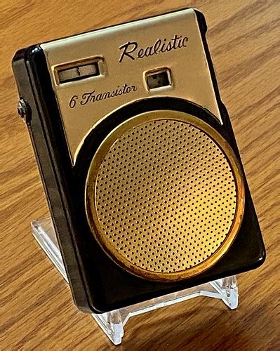 vintage realistic transistor radio model str   band flickr
