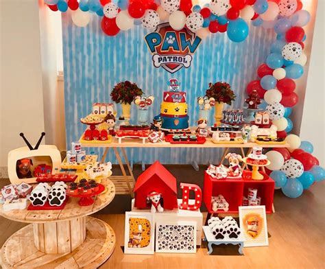 Festa De Aniversario Patrulha Canina - Festa Patrulha Canina | Decoraçao patrulha canina, Aniversário patrulha ...