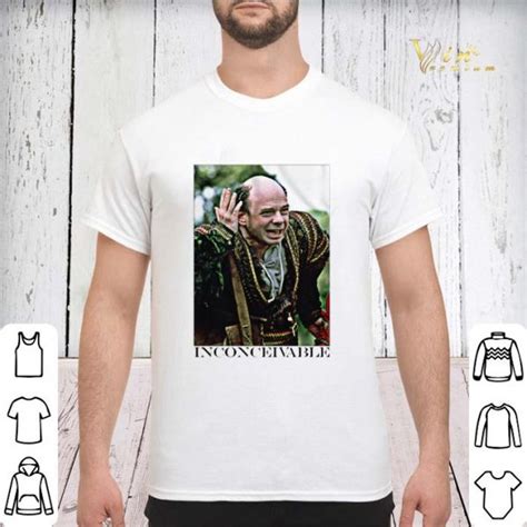 Wallace Shawn Vizzini Inconceivable Princess Bride shirt sweater ...