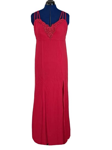 Alyce Design Empire Waist Gown/Prom Dress 12 Red Swee… - Gem