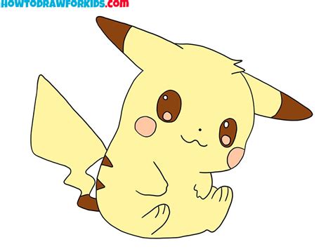 draw  pikachu face