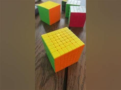 cubes from 1x1 to 11x11 - YouTube