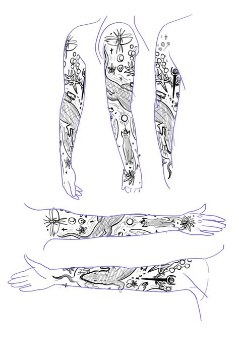 Crocodile and Ibis Yin Yang Sleeve | Ancient Indigo - Tattoos by Amanda ...