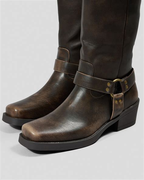 Shop Ava And Ever Wild West Boots In Washed Brown - Fast Shipping