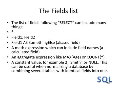 sql basics powerpoint    id