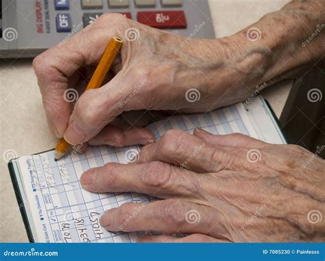 senior  finance stock photo image   body check