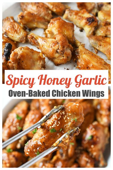 Honey Garlic Chicken Wings (Oven Baked) | Recipe | Honey garlic chicken