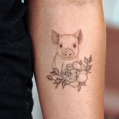 Тату эскизы "Свинья" - VeAn Tattoo