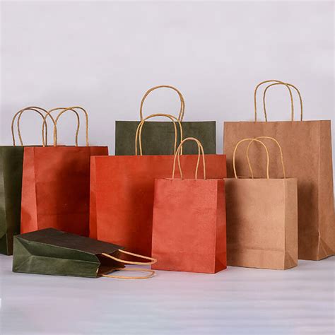 Custom Printed Paper Bags Handle Bag Personalized Paper Bags With Your ...