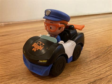 Blippi Mini Vehicle Police Car Policeman RARE | #3886582565