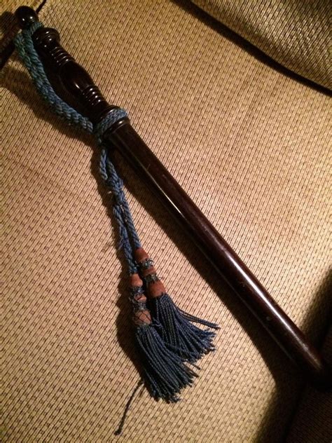 Antique Vintage Nypd Nightstick Baton Billy Club W/ Sash | #1875217488