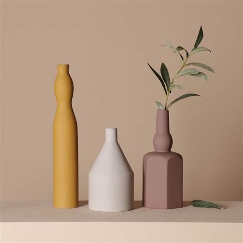 Скандинавская Цветная Керамическая декоративная ваза Morandi, Цветочная ...