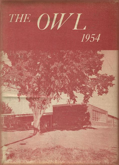 1954 yearbook from Ridgeway R5 High School from Ridgeway, Missouri
