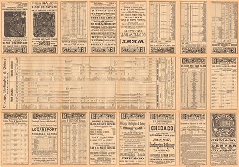 Map of the Chicago Burlington and Quincy Railroad and its Connections ...