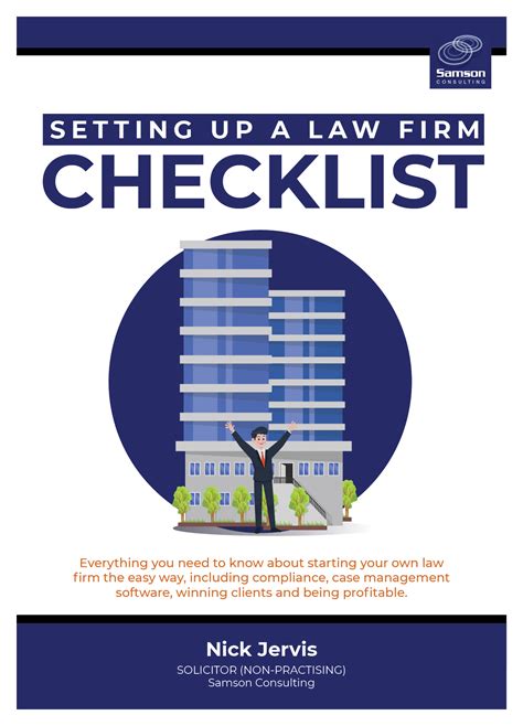 Starting A Law Firm Cheklist UK