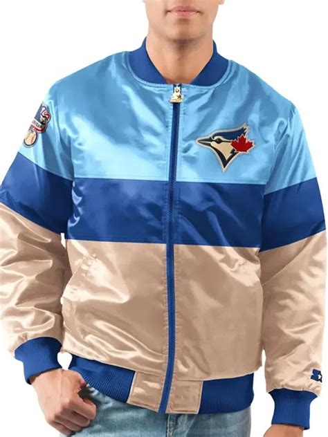 Toronto Blue Jays Blue Bomber Jacket – Jacket Creator