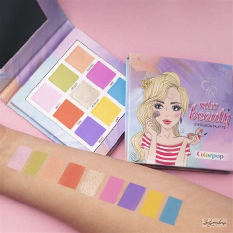 Golden Rose - Miss Beauty Eyeshadow Palette - Palette of 9 eyeshadows ...