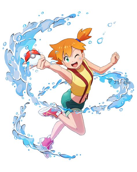 misty (pokemon and 2 more) drawn by aruwi_(nin-chica) | Danbooru