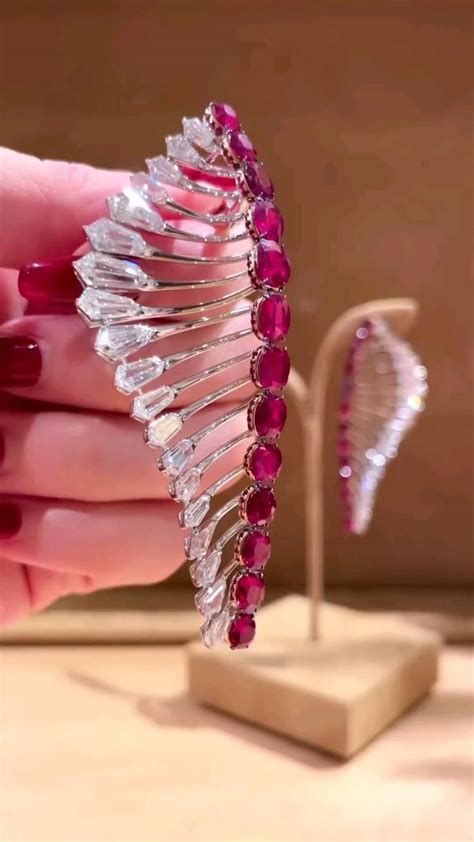 Elgant earrings 💥 | Ear jewelry, Beautiful beaded jewelry, Fancy jewelry