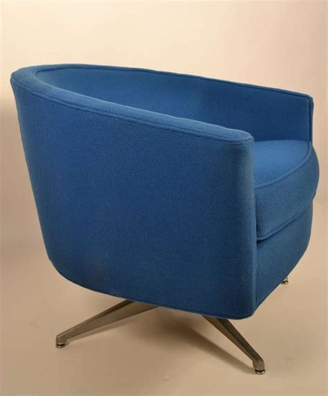 Pair Swivel Tub Chairs at 1stDibs