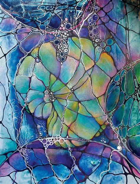 Ocean-inspired Neurographica Art