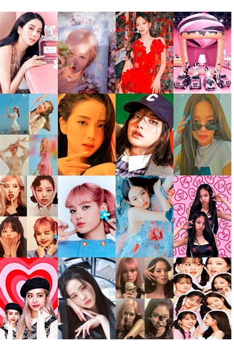 Blackpink Poster Seti - 50 Adet Black Pink Duvar Posteri Kolaj Seti