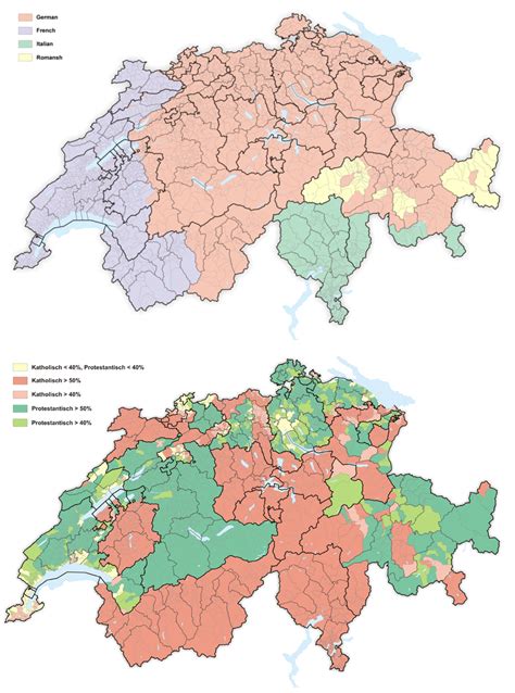 Religion and Language in Switzerland Economic Geography, Teaching ...