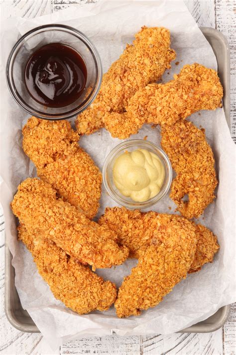 Crispy Fried Chicken Tenders Ranch Fried Chicken Tenders