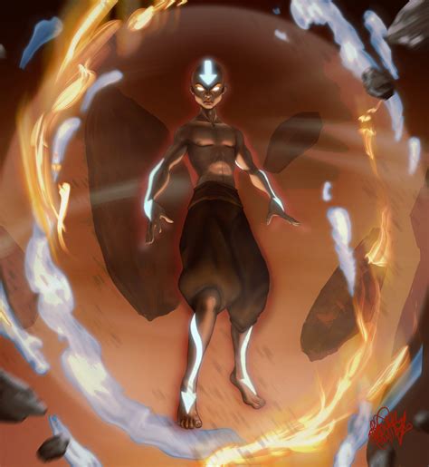 Avatar The Last Airbender Avatar State Drawings