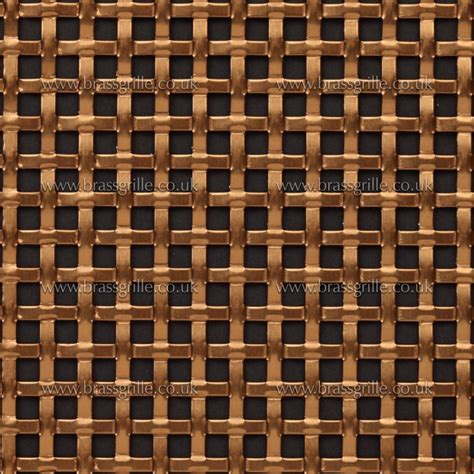 interwoven effect grille perforated grille anodised aluminium
