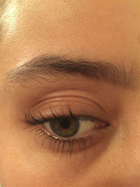 my eyebrows now with a little bit of tinting.. they are not very full