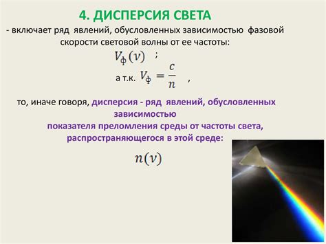 Дисперсия света - презентация онлайн