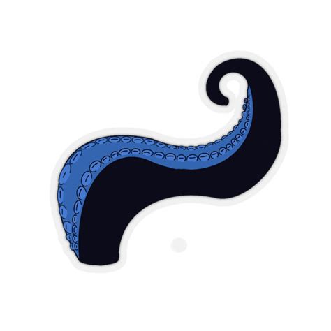 Ursula Tentacle Kiss-cut Sticker - Etsy