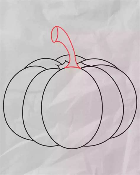 How to draw a pumpkin step by step guide – Artofit
