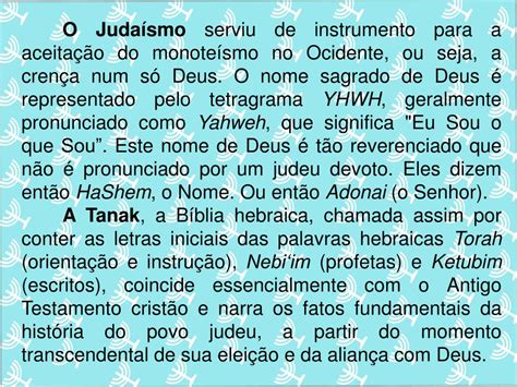 PPT - JUDAÍSMO: DEUS É ÚNICO PowerPoint Presentation, free download ...