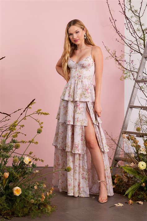 The Caterina Dress in Pink Rose Print – V. Chapman