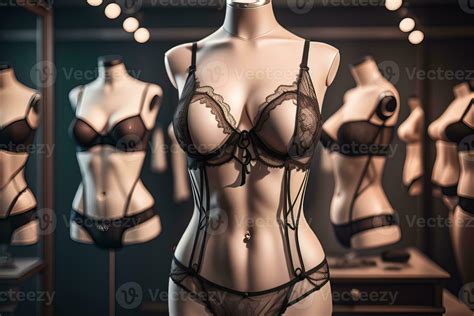 AI generated Sensual lingerie on a mannequin. ai generative 35707705