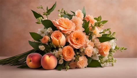beautiful peach flowers elegance fragrance  garden delight