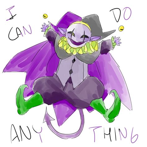 Deltarune - Jevil by SpitLeon on DeviantArt