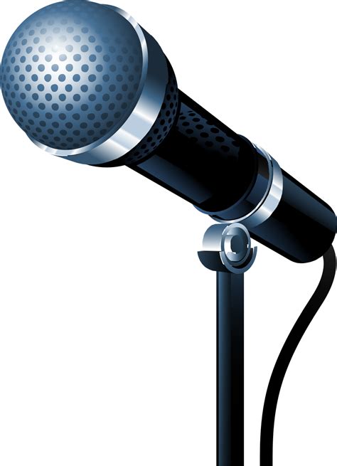 realistic microphone  vector art  vecteezy