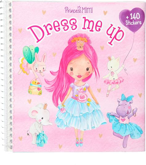 Princess Mimi Dress me up painting book with stickers 11158 shop online