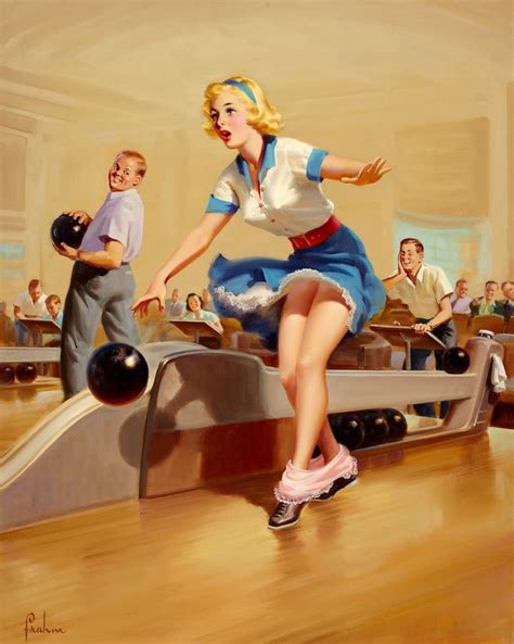 Vintage Pin up Girl Art Frahm 2388 - Etsy