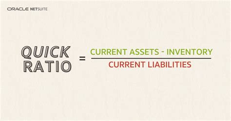 quick ratio   calculate examples netsuite
