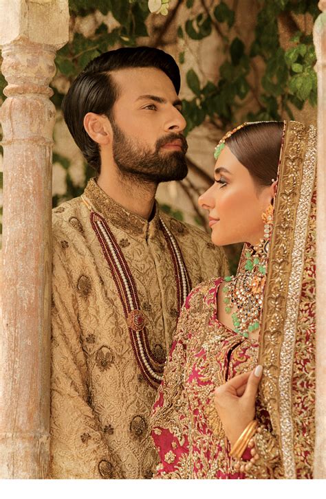 Traditionally Embroidered Beige Pakistani Groom Sherwani