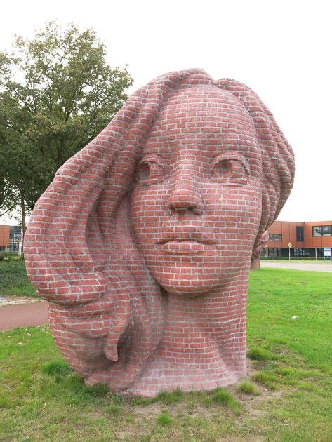 One of two brick heads in Wijchen a small town outside Nijmegen ...