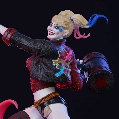 Harley Queen 3D model 3D printable | CGTrader
