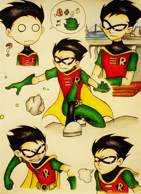 teen titans robin  methuselah  deviantart
