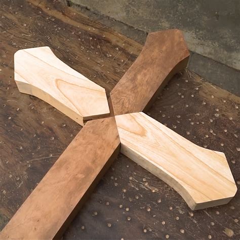 Handmade Wooden Cross with Joinery Techniques | Handmade Wooden Cross ...